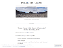 Tablet Screenshot of polarhistorian.com